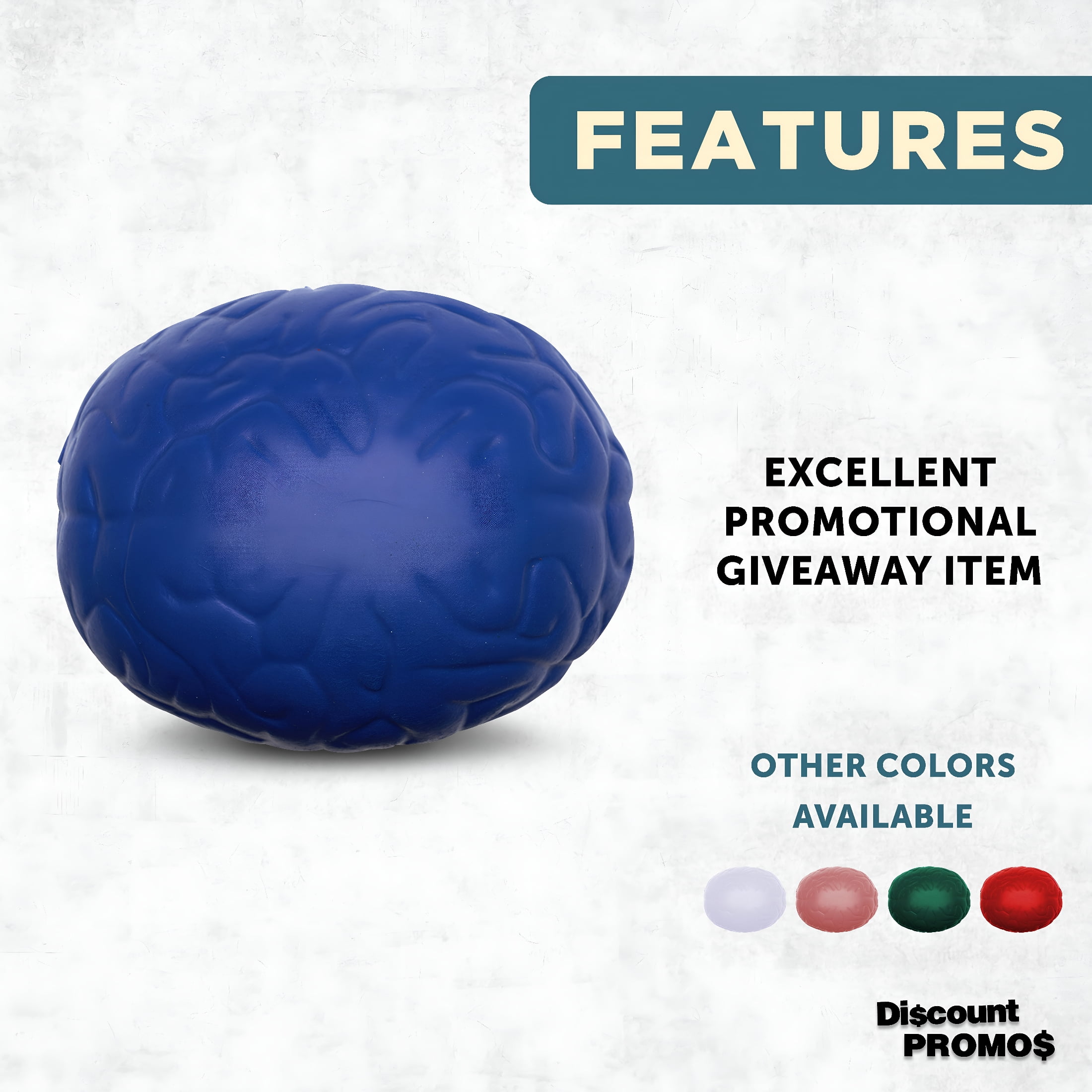 BESTSKY Brain Stress Balls Set of 10,Anxiety Stress Relief,Perfect for Your Desk,Office Or Home,Blue