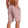 thumbnail image 5 of LONKITO Mens Casual Shorts with Pockets Classic Slim Fit Summer Shorts Elastic Waist Drawstring, 5 of 7