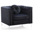thumbnail image 3 of Glory Furniture Pompano Velvet Chair in Black, 3 of 8