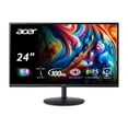 thumbnail image 1 of Acer SH242Y Ebmihx 23.8" FHD 1920x1080 Monitor de computadora IPS ultradelgado para oficina en casa AMD FreeSync 100 Hz Marco cero Altura/giro/inclinación Soporte ajustable Altavoces incorporados Puer, 1 of 5