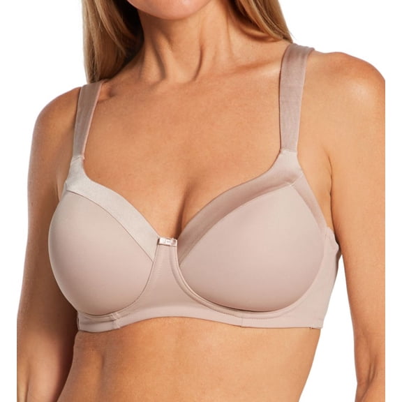 Playtex WHITE Shape Lined Balconette Wirefree Bra, US 40D, UK 40D