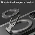 thumbnail image 3 of Uuiauoio Double Sided Magnetic Phone Holder with Metal Plate, 360° Adjustable All Metal Phone Grip Stand, Multifunctional Ring Buckle Mount for Car Dashboard Desktop Office Home Use, 3 of 6