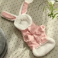 thumbnail image 2 of Pet Clothes Rabbit Style Warm Hooded Cat Party Clothes Puppy Cosplay Outfit, 2 of 10