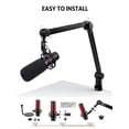 thumbnail image 2 of Boom Arm para micrófono HyperX QuadCast con filtro Pop SUNMON, 2 of 7