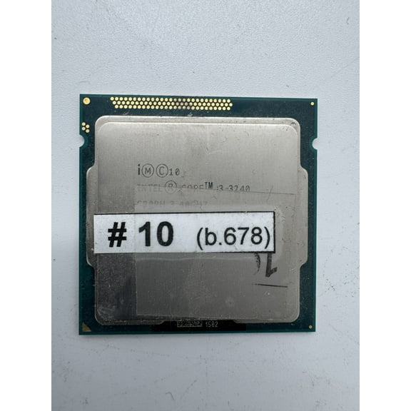 Intel core i3-3240 processor sr0rh 3.40ghz