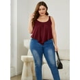 thumbnail image 5 of Ebukurty Plus Size U-neck Tank Tops for Women Casual Sleeveless Tunic Loose Oversize Shirt, 5 of 7