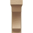 thumbnail image 2 of 6"W x 12"D x 18"H Classic Emerson Rough Cedar Woodgrain TimberThane Corbel, Primed Tan, 2 of 6