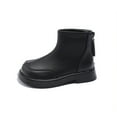 thumbnail image 5 of Huanglei Stylish Girls Ankle Boots Soft Sole Leather Casual Booties For Toddler And Comfortable Everyday Footwear Riding Winter Boots 3.5-4 Years, 5 of 8