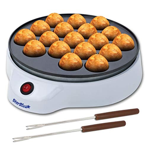 Star Blue Takoyaki Maker with 2 Free Takoyaki Picks
