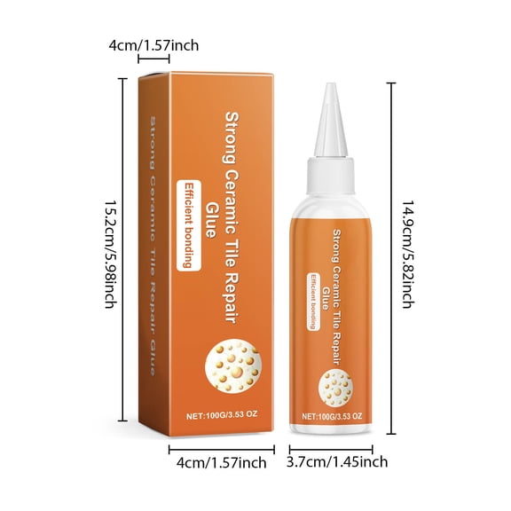 Momihoom Tile Repair Adhesive, Dual-Formula Glue for Crack, Cavity, and Loose Tile Fixes