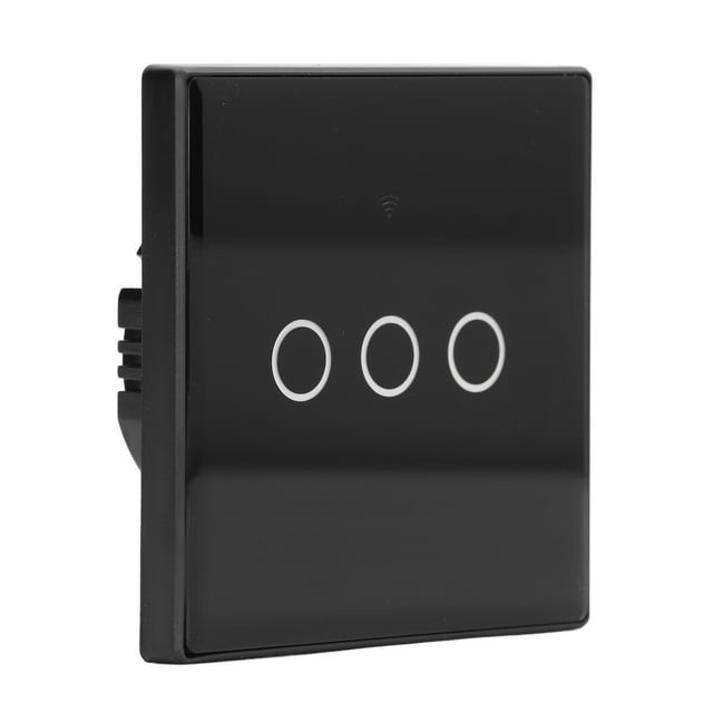 Smart Light Switch, 2.4GHz WiFi Wall Touch Switch Energy Saving 100-250V For Commercial
