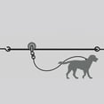 thumbnail image 6 of Four Paws Heavy Weight Trolley Exerciser Silver 100 feet, 6 of 8