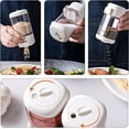 thumbnail image 2 of Zshan Measuring spice cans and bottles, pressure type salt control bottles, moisture-proof measuring pepper can set for kitchen, seasoning bottles, rotating sealed salt cans for sugar, salt , pepper a, 2 of 5