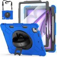 thumbnail image 1 of Case for iPad Air 13 Inch Case M3 2025 M2 2024, Rugged iPad Pro 12.9 6th/5th/4th/3rd Generation Case with Screen Protector/Kickstand/Handle Grip/Shoulder Strap/Pencil Holder, 1 of 7