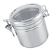 thumbnail image 1 of Tarro De Almacenamiento Hermético De Acero Inoxidable Transparente Con Sello De Silicona, Gran Capacidad Para Café, Para Café De Acero Inoxidable, Almacenamiento Al Vacío Para, 1 of 7