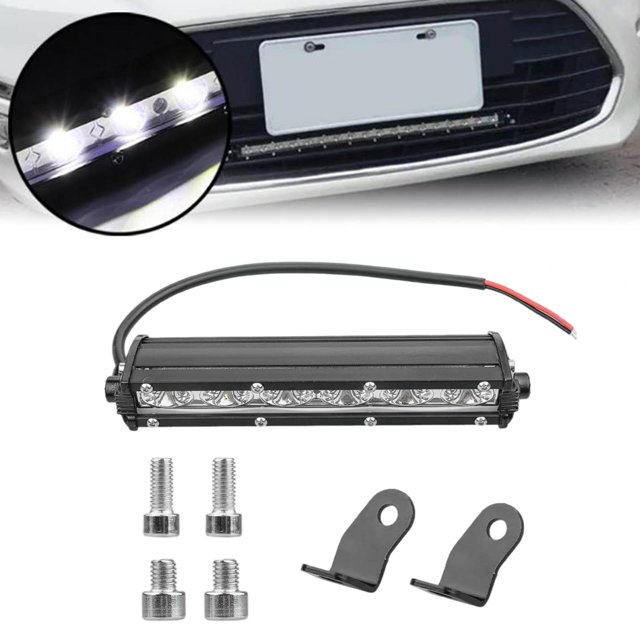 Barra de luces LED / 18W / Delgada / Antipolvo / Accesorios / s impermeables anticolisión 12V Luces de carretera Se adapta para automóv Macarena Lámpara antiniebla de conducción