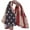 Vintage, variant on Wowstyle American Flag Scarf, Soft Chiffon USA Patriotic Scarf for Women Men, Fade-Resistant 4th of July Scarf for Patriotic Gifts & Holiday