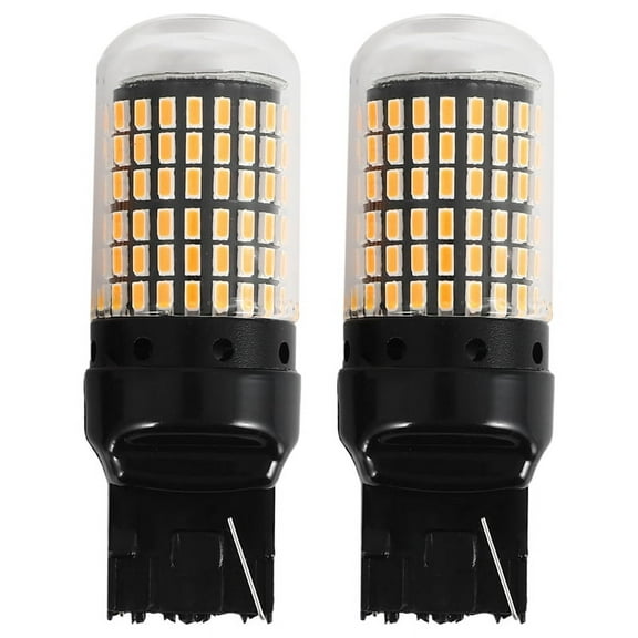 2Pcs Car LED Bulbs 3157 P27-7W T25 LED P27W Canbus Lamp High Power No Error Free Reverse Light Turn Brake Lamp Yellow