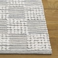 thumbnail image 3 of SAFAVIEH Montauk Taryn Checkered Cotton Area Rug, Silver/Ivory, 3' x 5', 3 of 10
