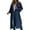 Navy, variant on Christmas Gift Ofreoo Women's Long Sleeved Double Breasted Coat Trench Coat Long Sleeved Hoodless Casual Coat/jacket Winter Jackets for Women