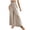 Beige-03, variant on REALiKUN Women's Elastic High Waist Pants Light Weight Loose Casual Cotton line Wide Leg Trousers Long Pants with Pocket