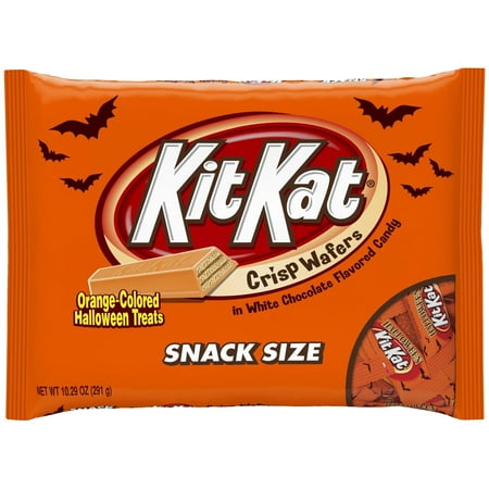 kit kat halloween orange colored white creme wafer bars 10 29 oz
