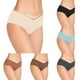 thumbnail image 1 of Ropa Interior Sin Costuras Mujer Ropa Interior De Seda Helada Para Mujer, Calzoncillos De Cintura Baja, Algodón Puro, Transpirables, De Secado Rápido, 6 Unidades, 1 of 4