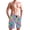 Colorful Cartoon Robots, variant on Dailycode Men's Quick Dry Swim Trunks Beach Shorts Casual Summer Board Shorts with Pockets, Colorful Gingham