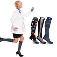 thumbnail image 4 of Compression Socks Knee High - Made for Running, Athletics and Pregnancy - 3 Pair, 4 of 7