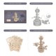 thumbnail image 5 of Rompecabezas De Madera 3d Para Adultos Actividades De Avión De Juguete Para Niños, Cajas De Música Regalo De Navidad Para Niñas. Afortunado Sencillez, 5 of 5