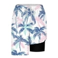 thumbnail image 3 of Felirenzacia Men's Graphic Swim Trunks with 2 in 1 Compression Liner Quick Dry Swimming Bathing Suit Summer Beach Shorts Multicolor,2XL, 3 of 9