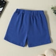 thumbnail image 4 of Yammkia Toddler Biker Shorts Girls Toddler Boys Shorts Baby Boy Shorts Cotton Shorts with Drawstring Casual Shorts for 4-5 Years,Blue, 4 of 4