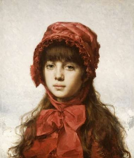 The Red Bonnet Canv