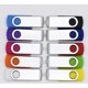 thumbnail image 2 of Unidad flash usb 2,0 pulgar unidades a granel usb colorido memoria stick zip drive jump para almacenamiento de datos, uso compartido de archivos (color al azar) Afortunado Sencillez, 2 of 4