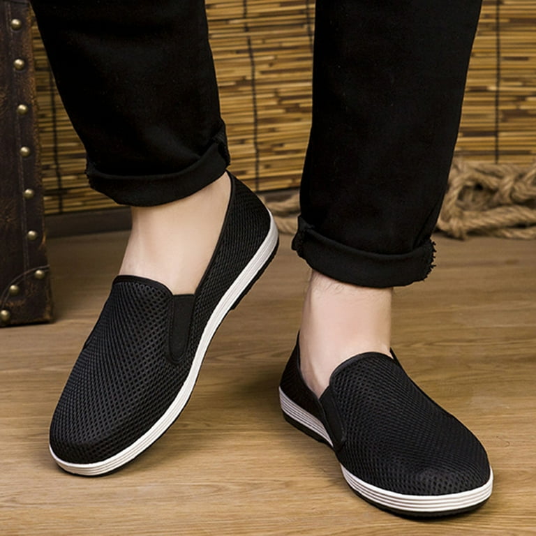 【送料&関税込】ChloAC Flat Shoes Sketches Men Men Flat Casual Shoes Breathable Non Slip Cloth