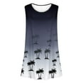 thumbnail image 5 of Wzzjkit Débardeurs pour Femmes Mode Col Rond Imprimé T-shirt Sans Manches Ample Blouse Débardeur, 5 of 5