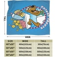thumbnail image 3 of Scooby-Doo Blanket Warm Throw Blanket Unique Gifts Room Decor Blanket Soft Cozy Flannel Blanket 80"x60", 3 of 8