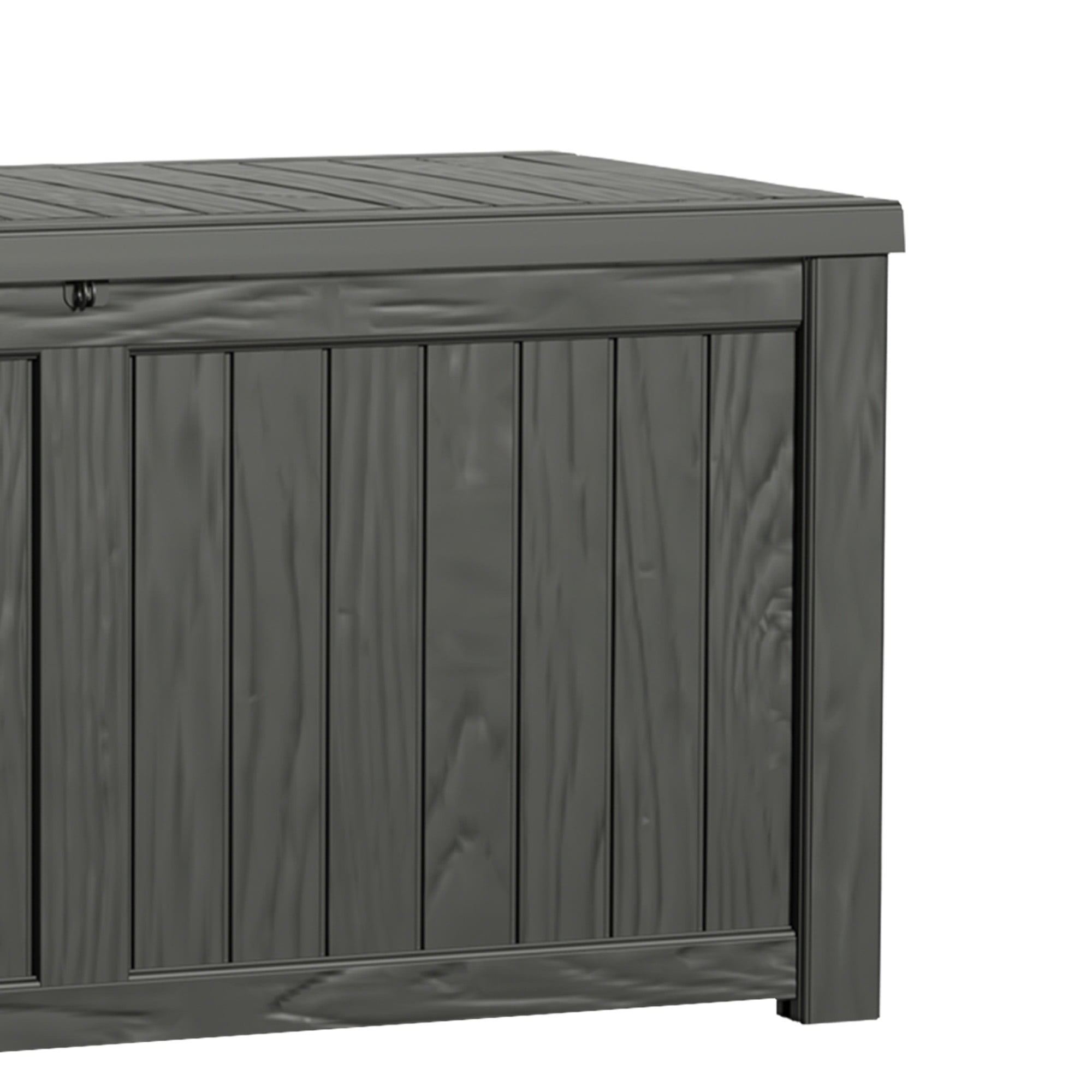 MAYEERTY 120 Gallon Outdoor Deck Box, Large Capacity Storage Box for Patio Furniture Cushions, Pillow Outdoor Indoor, Black