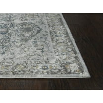 Alora Decor Lavish 7'10"x9'10" Beige/Gray/Rust/Blue Power-Loomed Area Rug