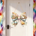 thumbnail image 2 of DefiDgd Easter Decorations,Wooden Painted Bunny Egg Wreaths for Front Door Sign,Home Spring Window Porch Mantel Farmhouse Indoor Party Decor(A), 2 of 6