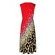 thumbnail image 5 of Vestido Corto de Verano de Moda sin Mangas con Cuello en V Impreso Vestido Casual Grande Del Doblado para Diario, 5 of 5