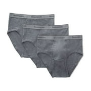 Stanfields Mens 3 Pack Premium Cotton Regular Rise Briefs Underwear