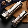 thumbnail image 3 of Cheers.US Premium Salt and Pepper Shakers with Adjustable Pour Holes - Elegant Stainless Steel Salt and Pepper Dispenser - Perfect for Himalayan, Kosher and Sea Salts - Spices, 3 of 7