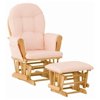 Customize - Storkcraft Glider and Ottoman, Natural Finish