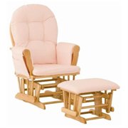 Customize - Storkcraft Glider and Ottoman, Natural Finish