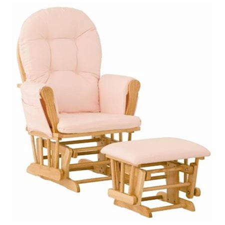 Customize - Storkcraft Glider and Ottoman, Natural Finish