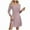Purple, variant on Enjoytime Womens Dresses Winter Solid Color V-Neck Long Sleeve Midi Dress Casual A Line Elegant Fall Dresses for Women 2025 Dark Gray M