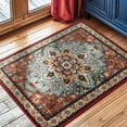 thumbnail image 6 of Sonoro Kate 2x3 Area Rugs for Living Room Bedroom, Non Slip Boho Machine Washable Indoor Floor Carpet, Red, 6 of 7