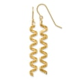 thumbnail image 1 of Beautiful 14k Fancy Spiral Drop Earrings, 1 of 2