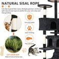 54 inch Cat Trees and Towers for Indoor Cats, Cat Condo Scratching Post